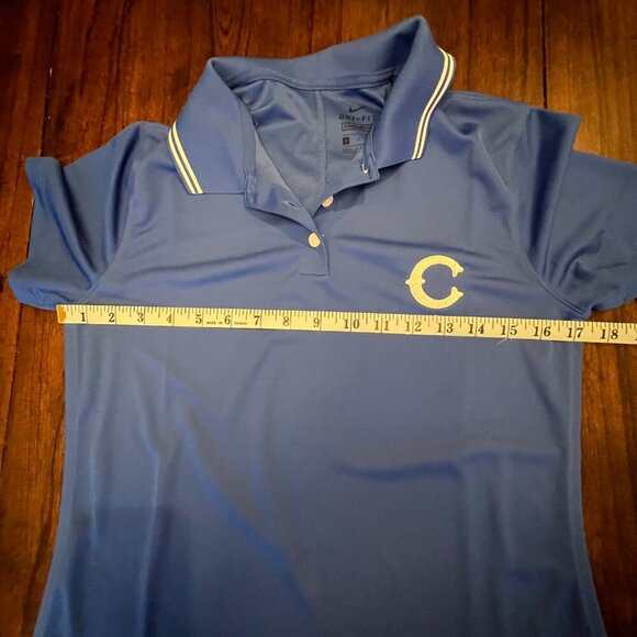 NWT Women's Nike Vintage Cubs Logo, Royal Blue Dri-fit Polo, Size Small - Picture 9 of 10